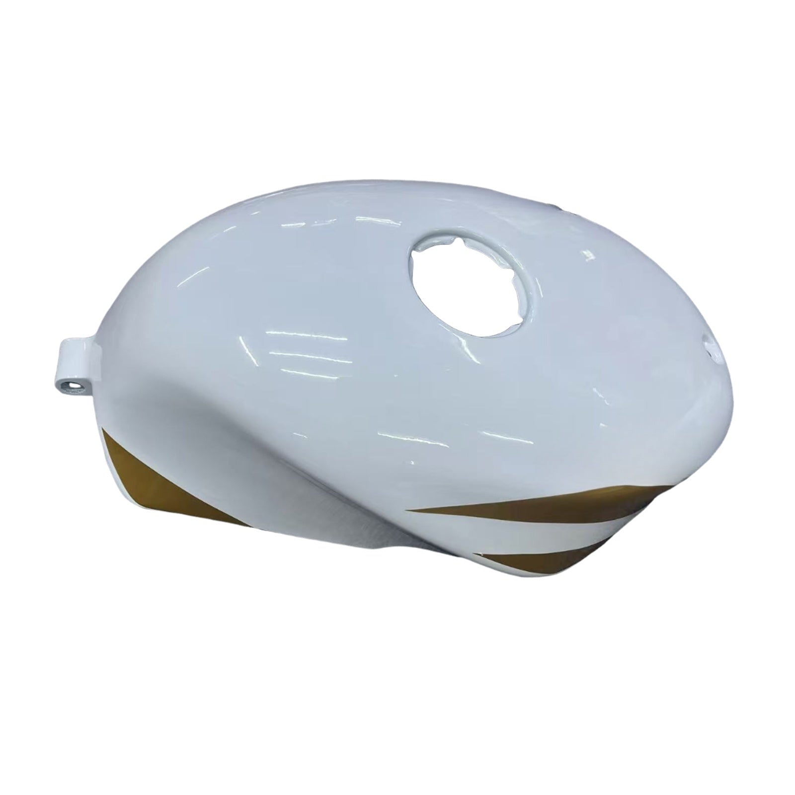 Amotopart 2000-2005 Aprilia RS125 White & Gold Fairing Zestaw