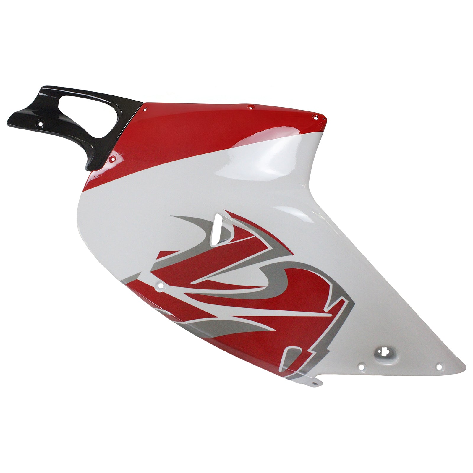 Amotopart Aprilia RS125 Blanc 2000-2005&Kit de carénage rouge