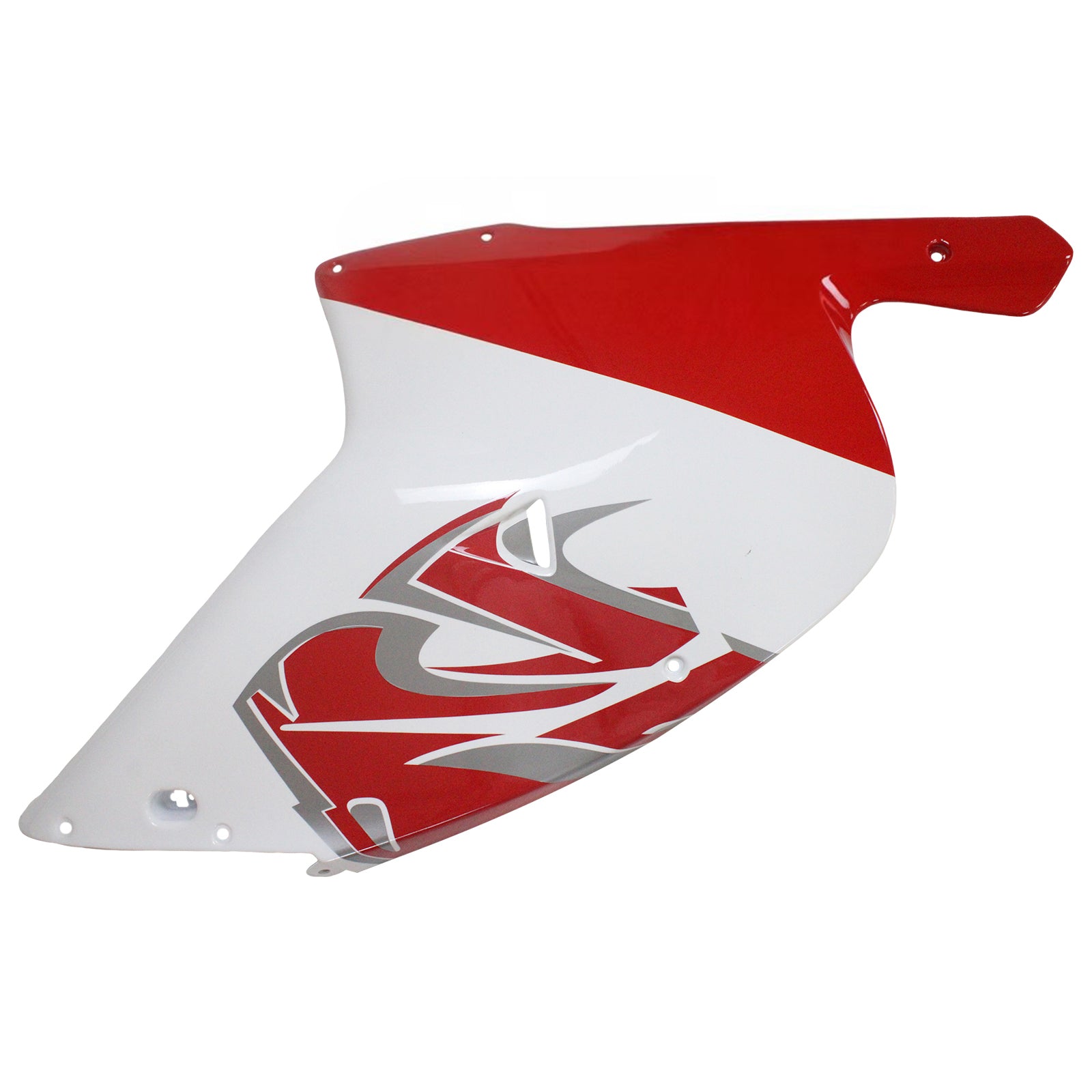 Amotopart Aprilia RS125 Blanc 2000-2005&Kit de carénage rouge