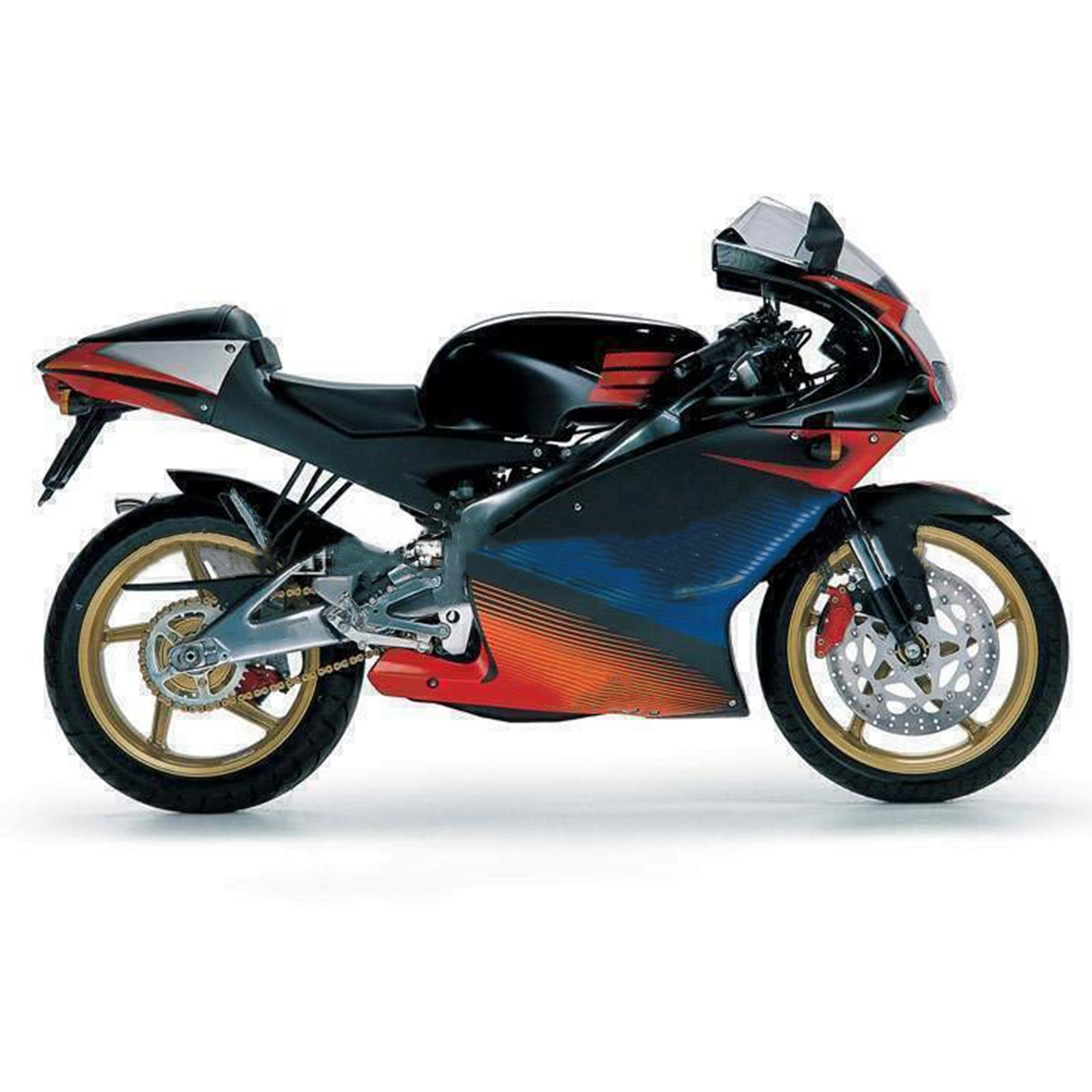 Amotopart 2000-2005 Aprilia RS125 Black&Red Fairing Kit