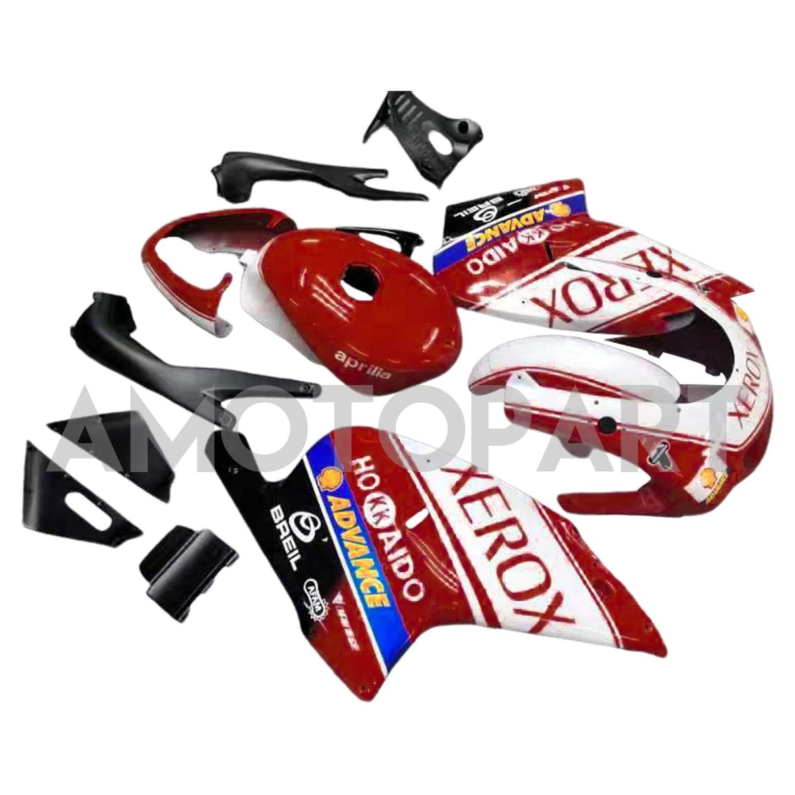 Amotopart 2000-2005 Aprilia RS125 XEROX White&Red Fairing Kit