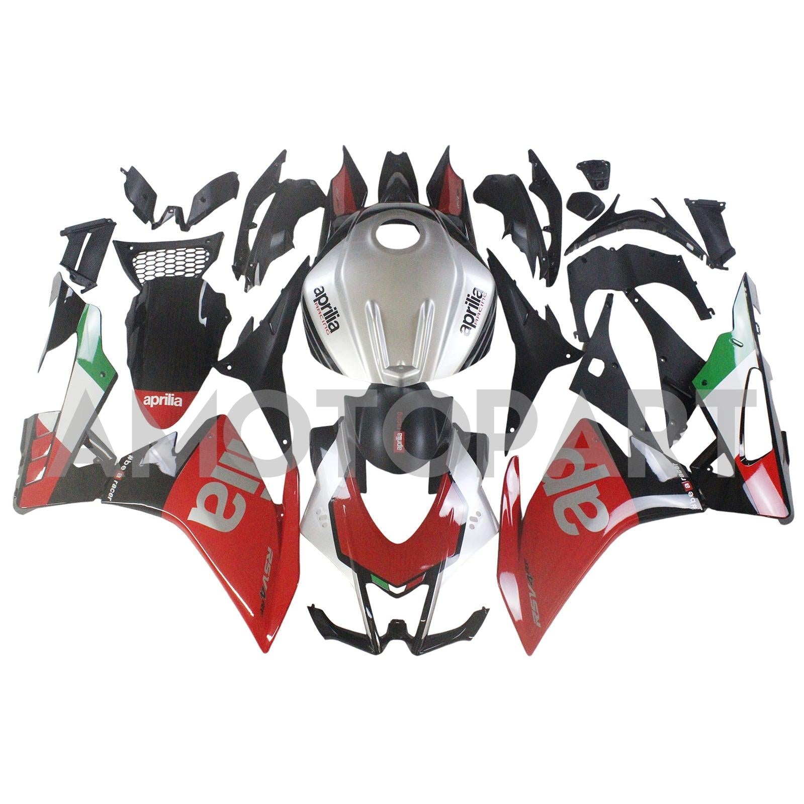 AMOTOPT ABRILIA 2016-2020 RSV4 1000 RED & GREEN STILO2 KIT