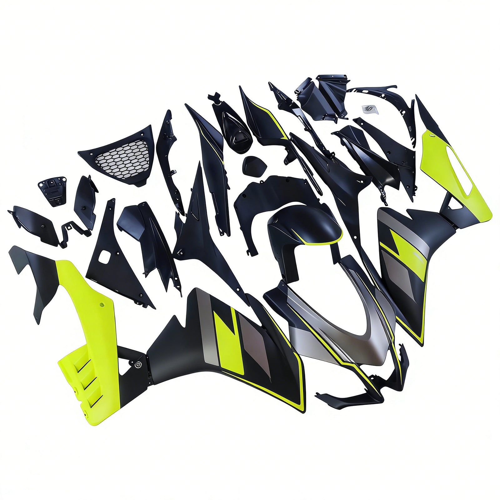 Amotopart Aprilia 2016-2020 RSV4 1000 Yellow & Black Fairing Kit