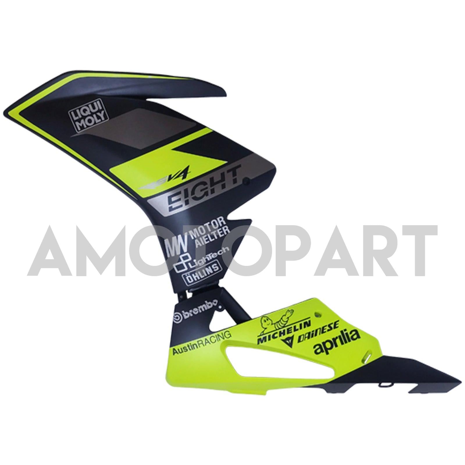 Amotopart Aprilia 2016-2020 RSV4 1000 Yellow&Black Fairing Kit