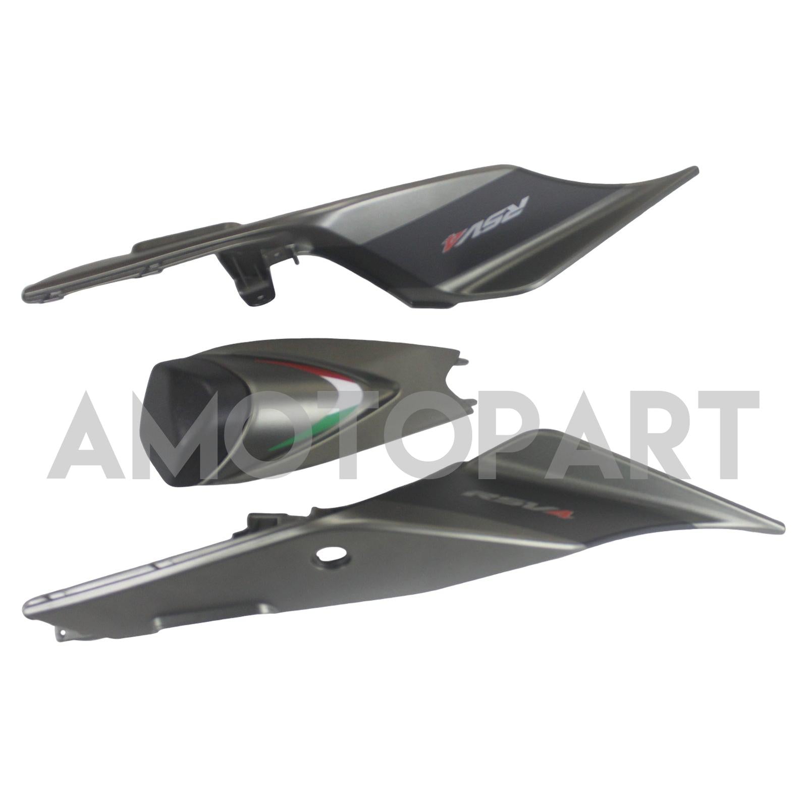 Amotopart Aprilia 2016-2020 RSV4 1000 Rot&Schwarzes Style3-Verkleidungskit