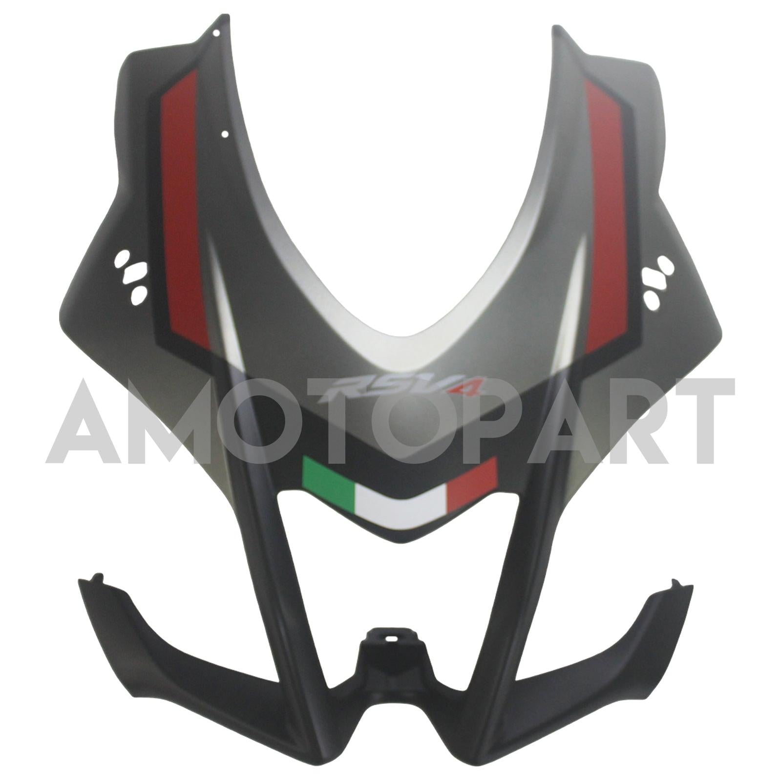 Amotopart Aprilia 2016-2020 RSV4 1000 Rot&Schwarzes Style3-Verkleidungskit