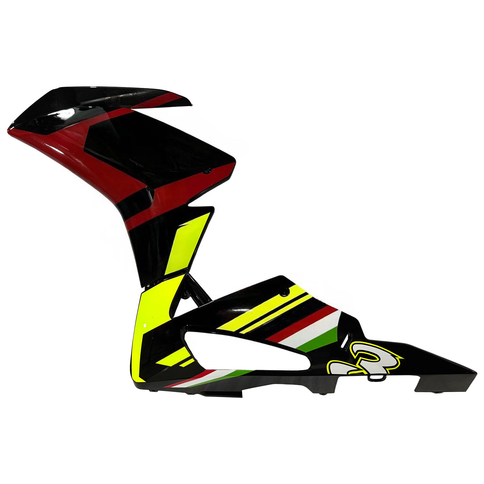 Amotopart 2016-2020 Aprilia RSV4 1000 Yellow Black Red Fairing Kit