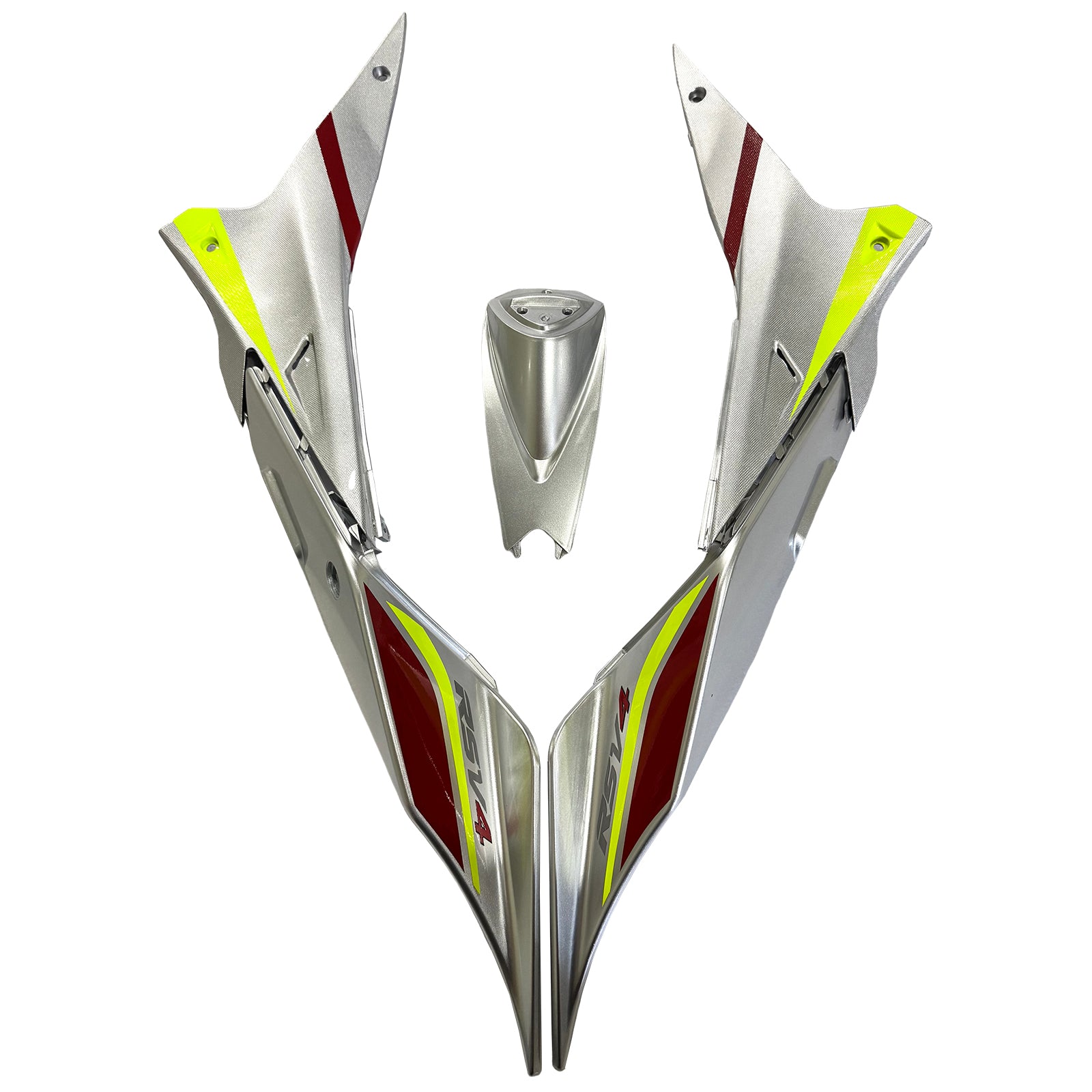 Amotopart 2016-2020 Aprilia RSV4 1000 Yellow Black Red Fairing Kit