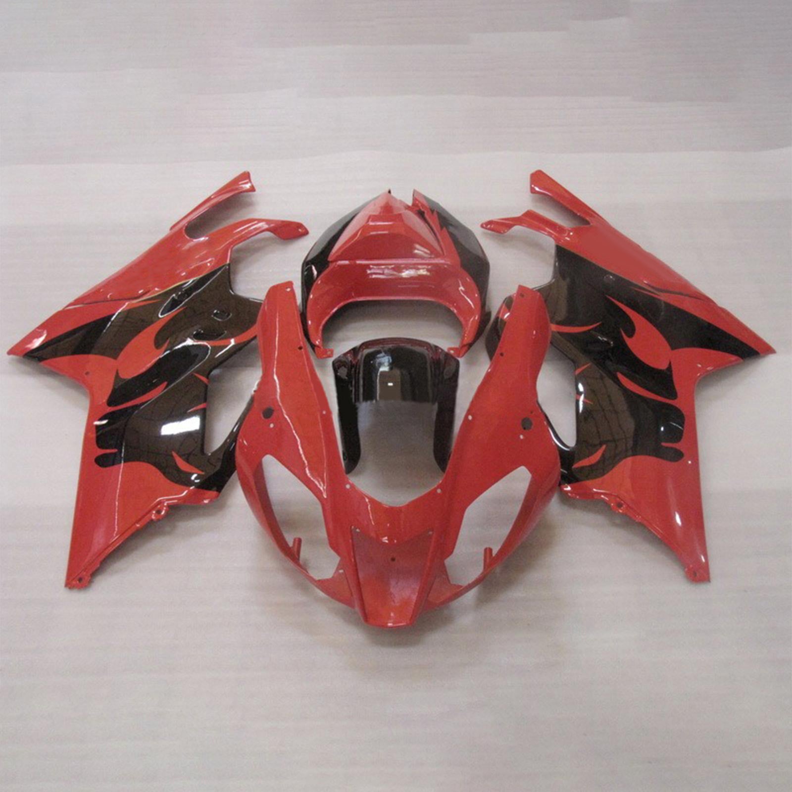 Amotopart 2003-2006 Aprilias RSV1000 Schwarz&Rotes Verkleidungsset