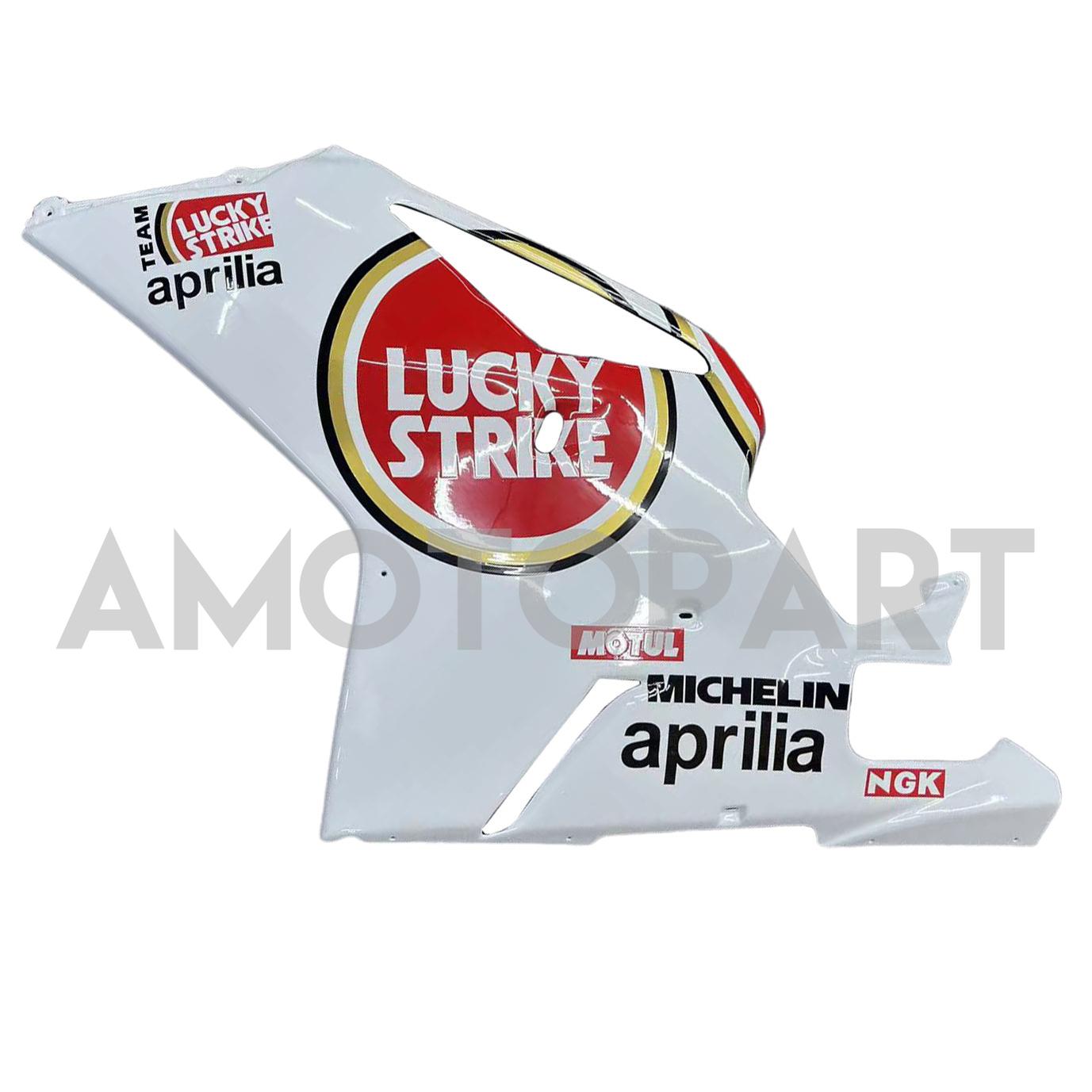 Amotopart 2003-2006 アプリリア RSV1000 レッド&ホワイト ラッキーストライク フェアリングキット