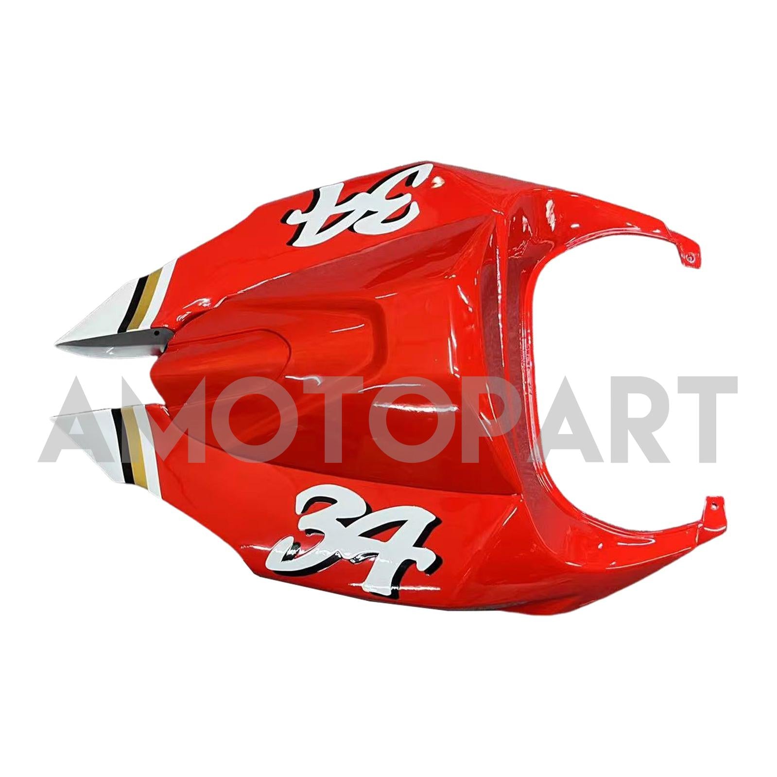 Amotopart 2003-2006 アプリリア RSV1000 レッド&ホワイト ラッキーストライク フェアリングキット