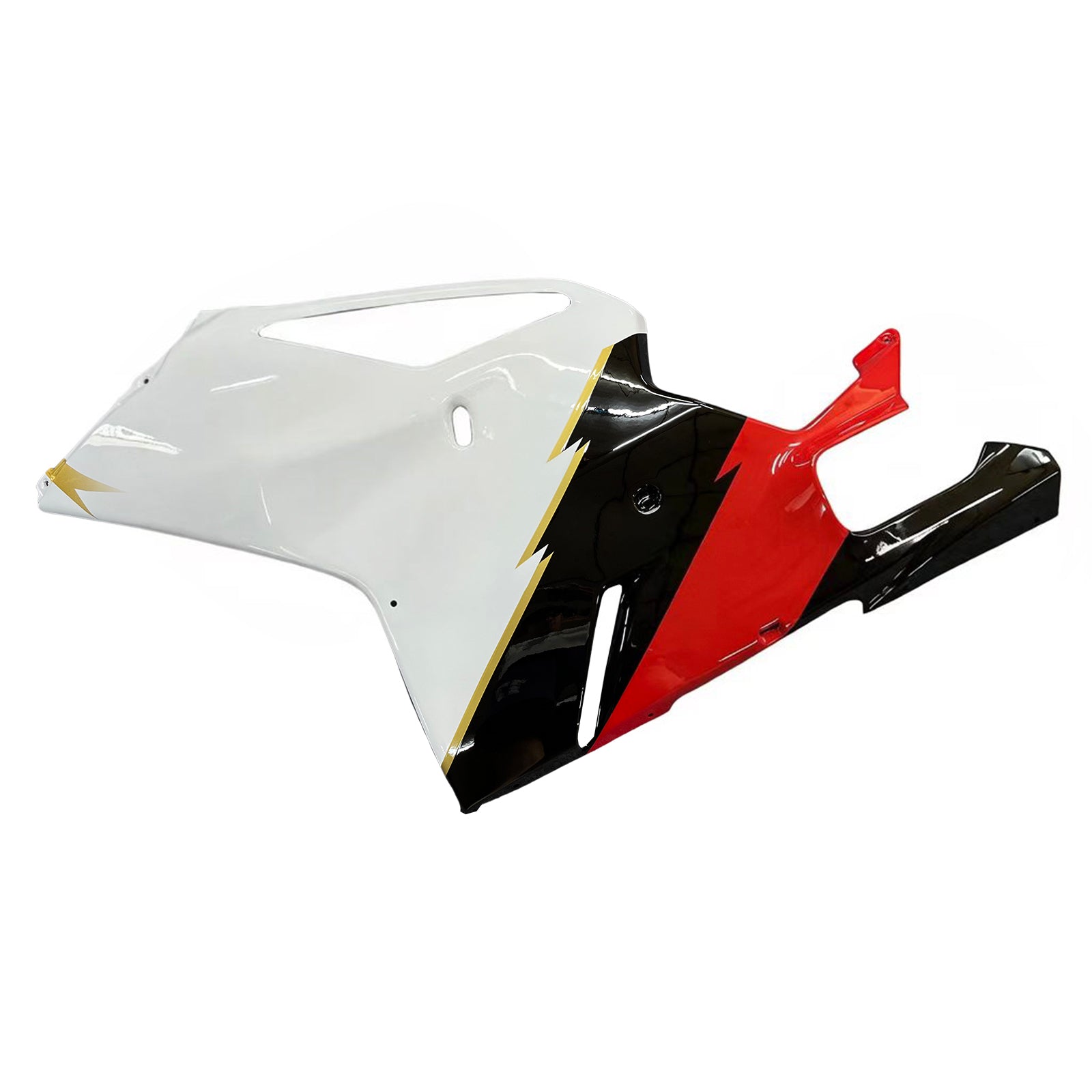 Amotopart 2003-2006 Aprilias RSV1000 White & Gold Fairing Kit