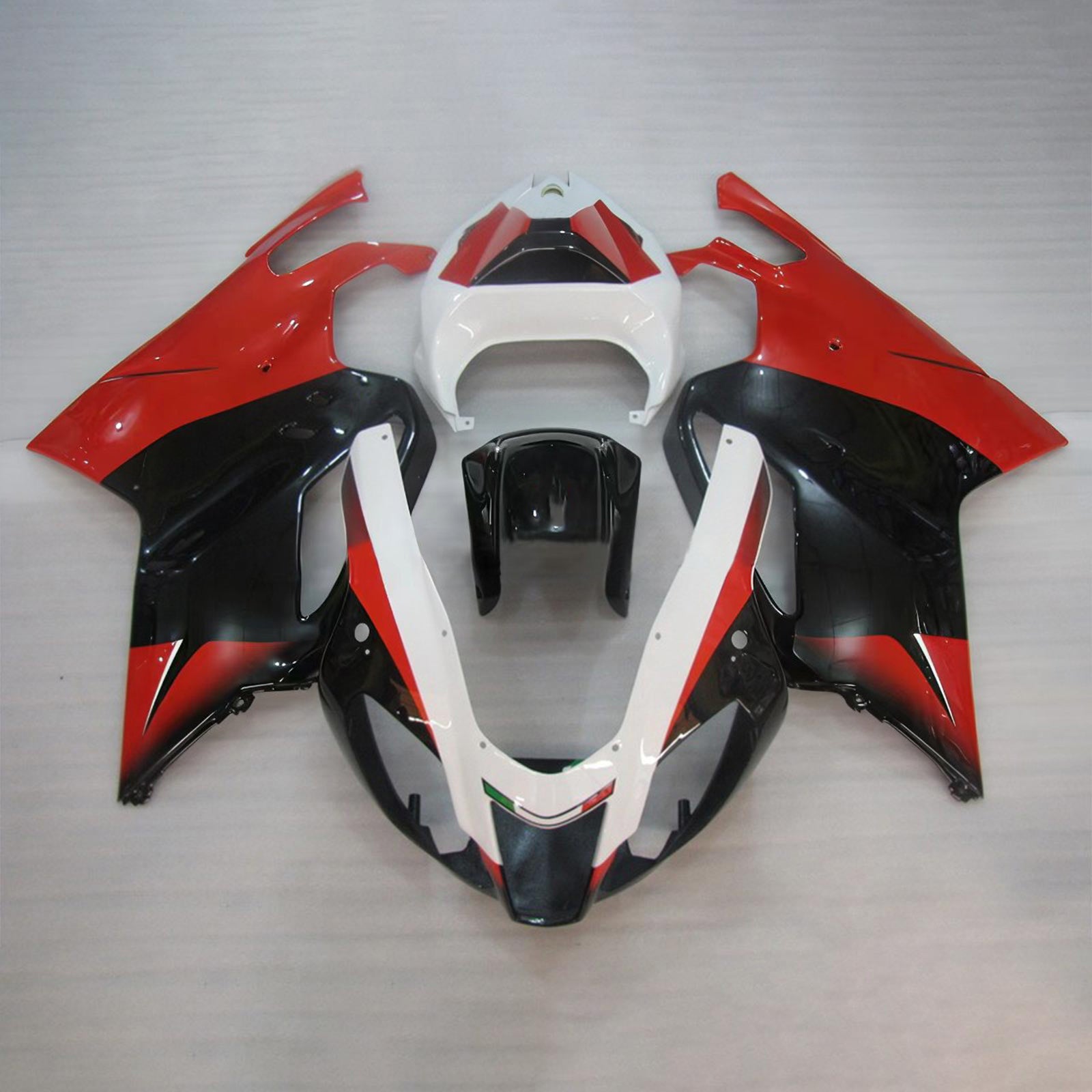 Amotopart 2003-2006 Aprilias RSV1000 Rot&Schwarzes Verkleidungsset