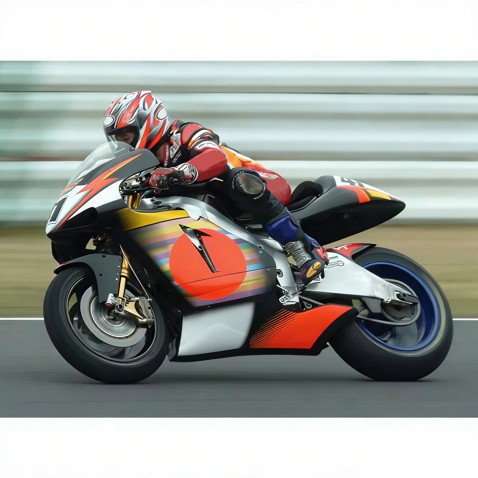 Amotopart 2003-2006 Aprilia RSV1000 Colorful Style1 Fairing Kit