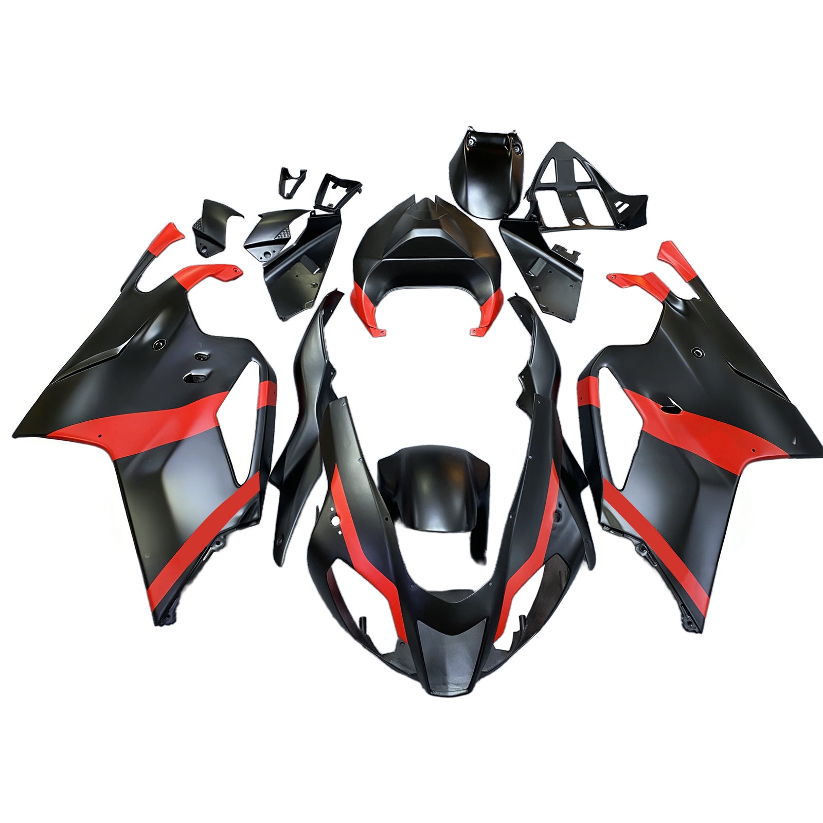 Amotopart 2003-2006 Aprilia RSV1000 Red&Black Style1 Fairing Kit