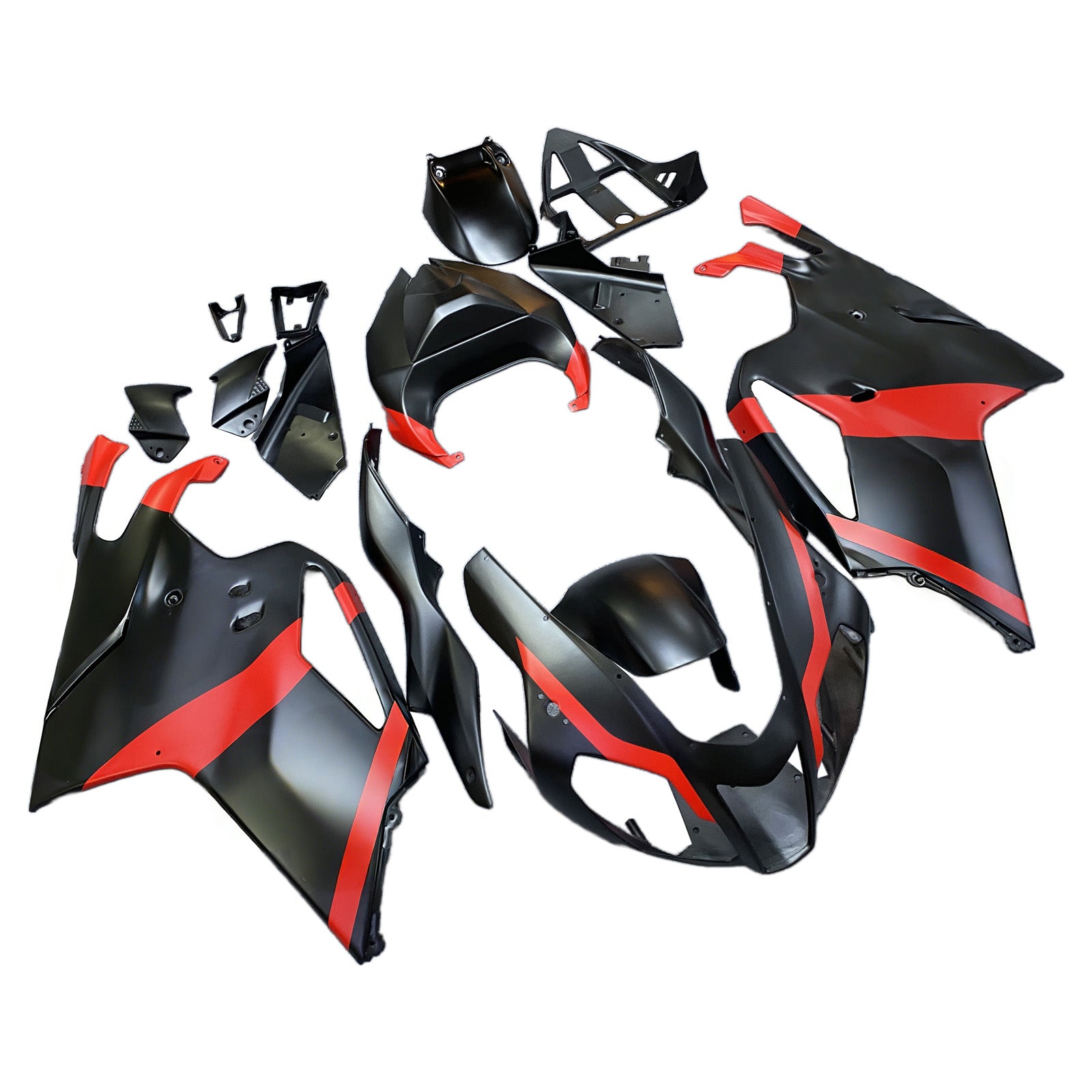 Amotopart 2003-2006 Aprilia RSV1000 Red&Black Style1 Fairing Kit