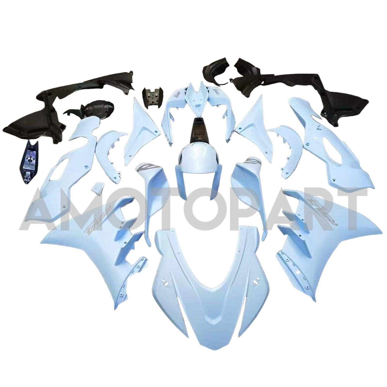 Amotopart 2022-2024 Aprilia RSV4 1100 Hellblaues Verkleidungskit