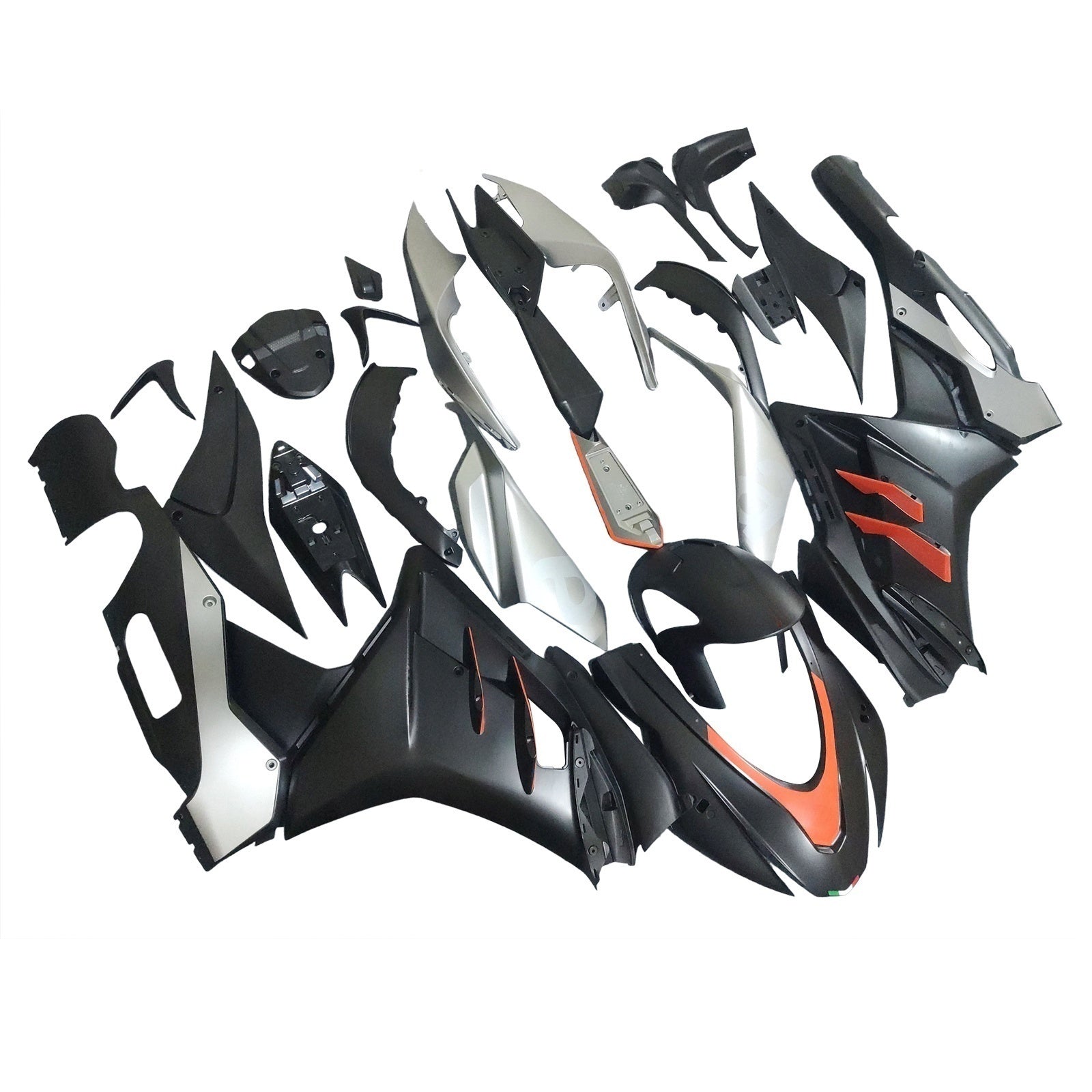 Amotopart 2022-2024 Aprilia RSV4 1100 Gray Black Fairing Kit