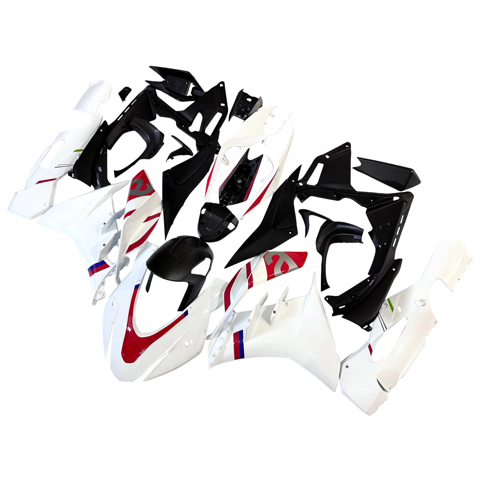 Amotopart 2022-2024 Aprilia RSV4 1100 White Red Fairing Kit