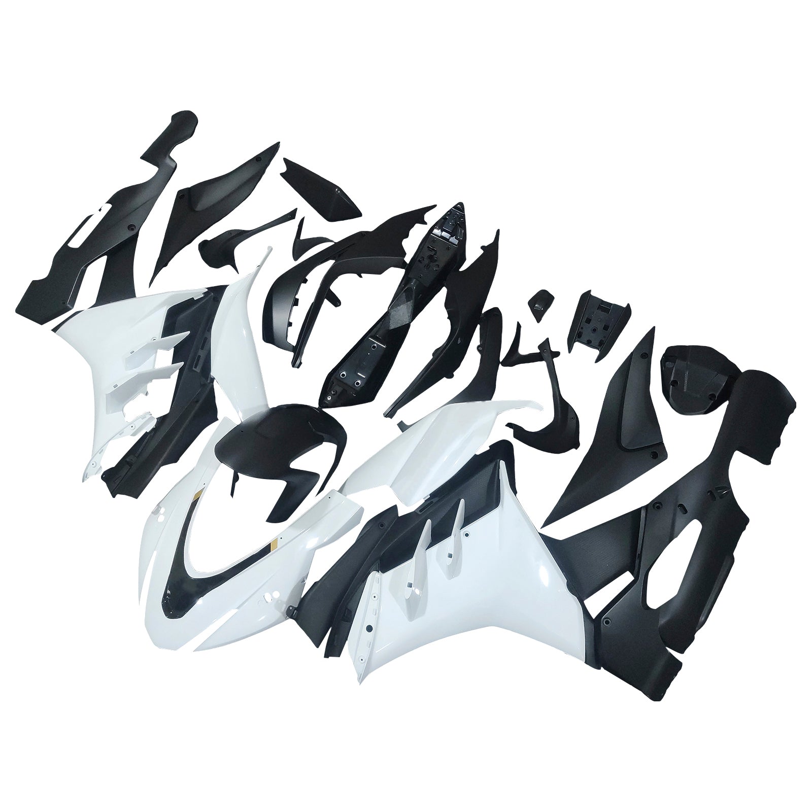 Amotopart 2022-2024 Aprilia RSV4 1100 Black White Fairing Kit