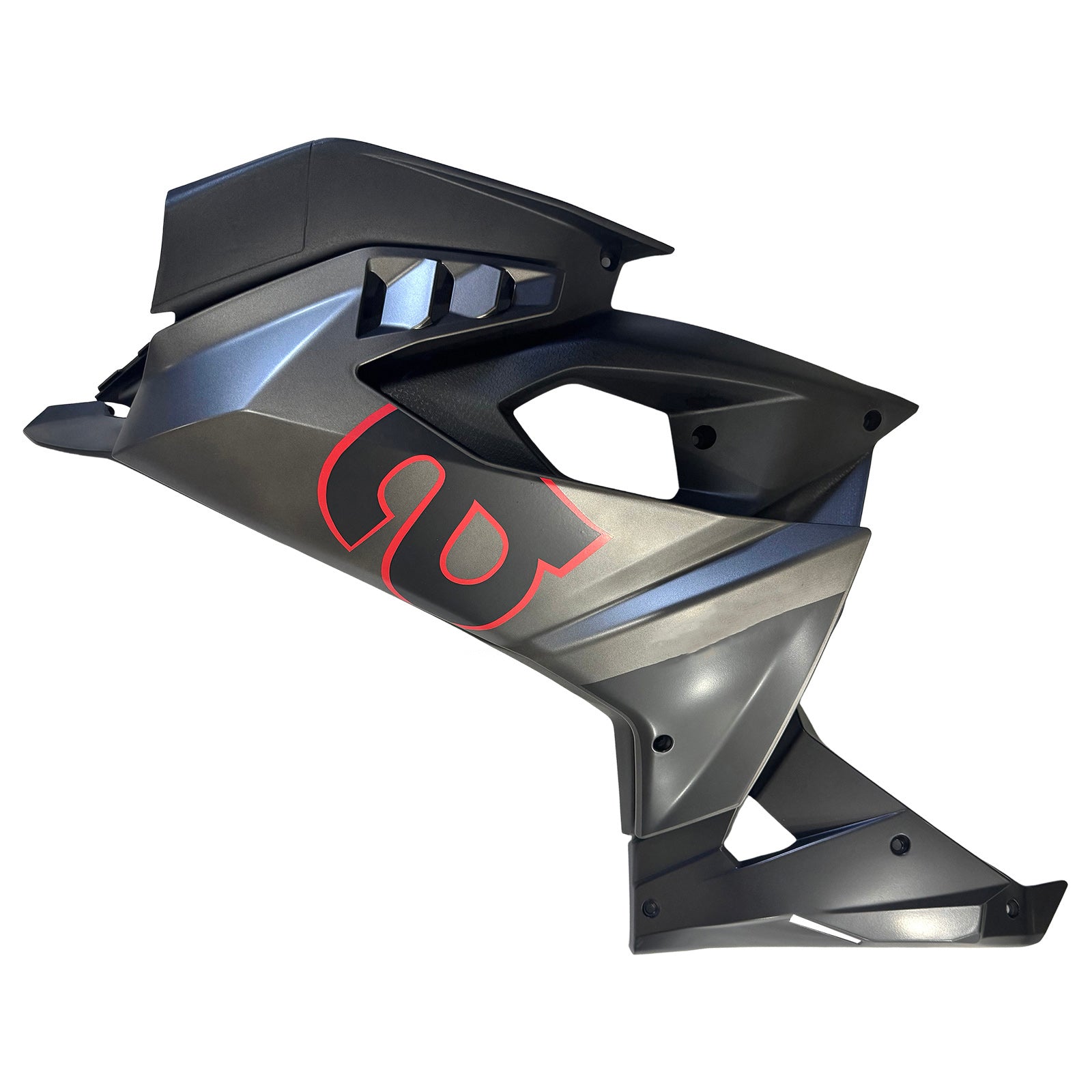 Amotopart 2024-2025 Aprilia RS457 Black Grey Red Fairing Kit