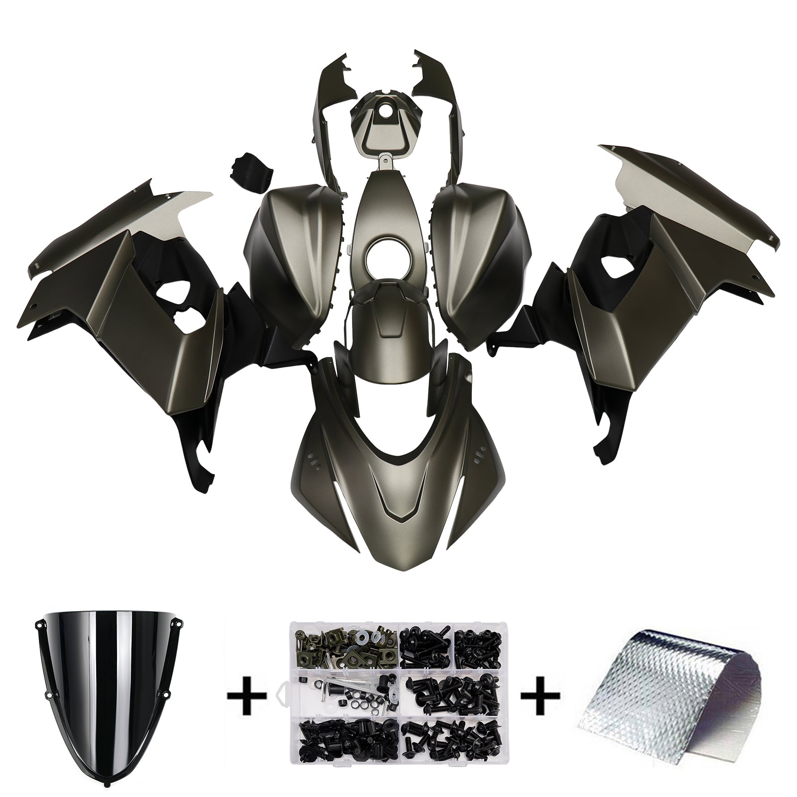 Amotopart Aprilia 2020-2024 RS660 Metallic Green Fairing Kit