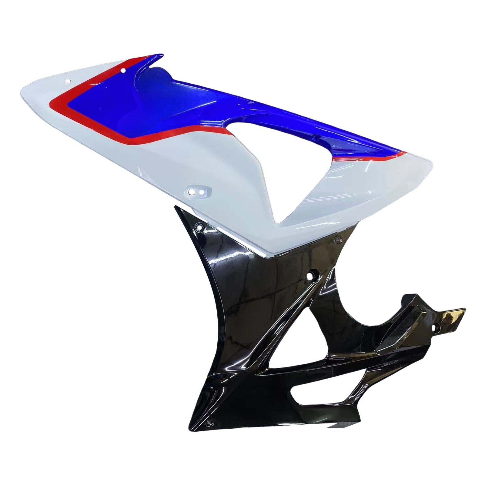 Amotopart 2009-2014 BMW S1000RR Kit de carénage blanc bleu