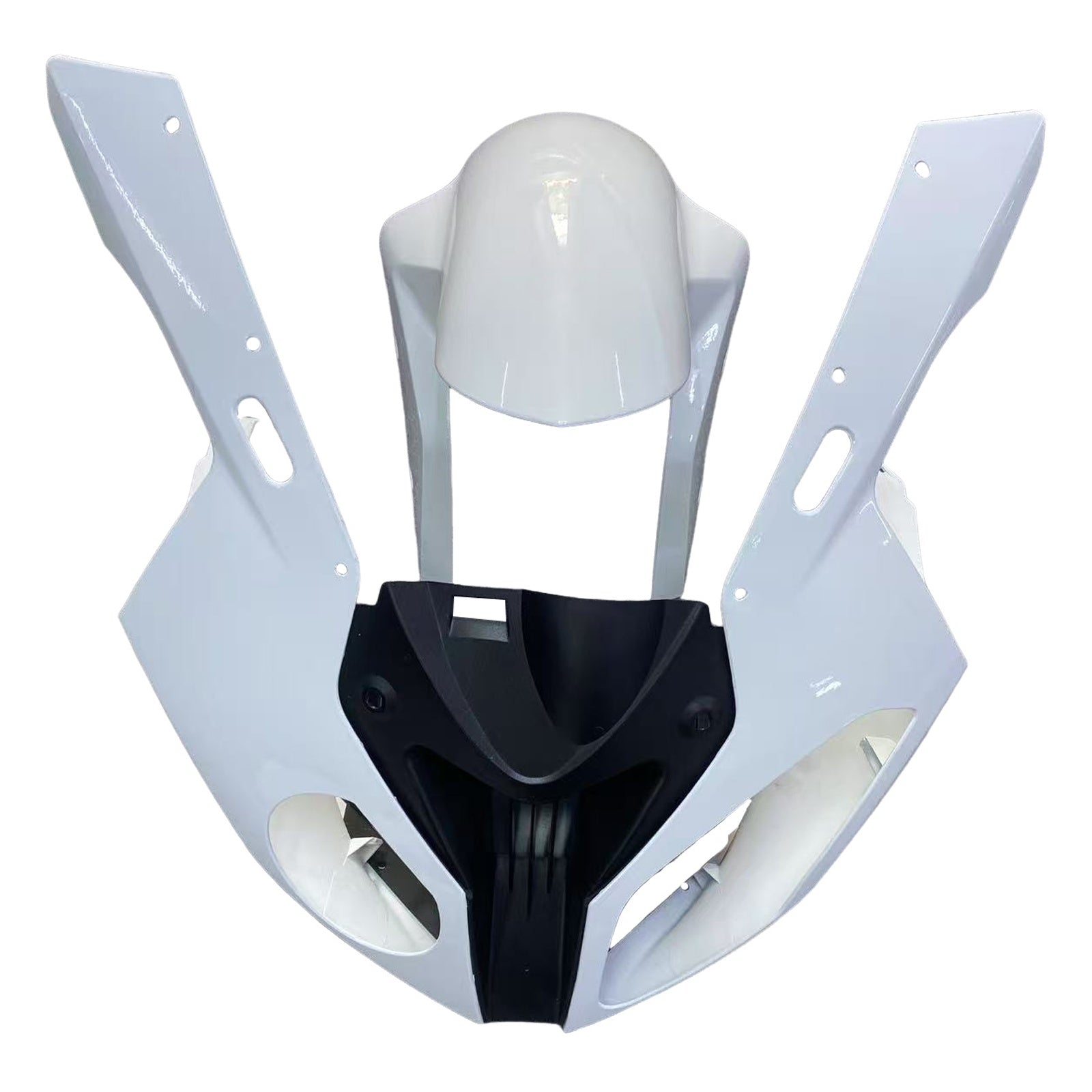 Amotopart 2009-2014 BMW S1000RR Kit de carénage blanc bleu