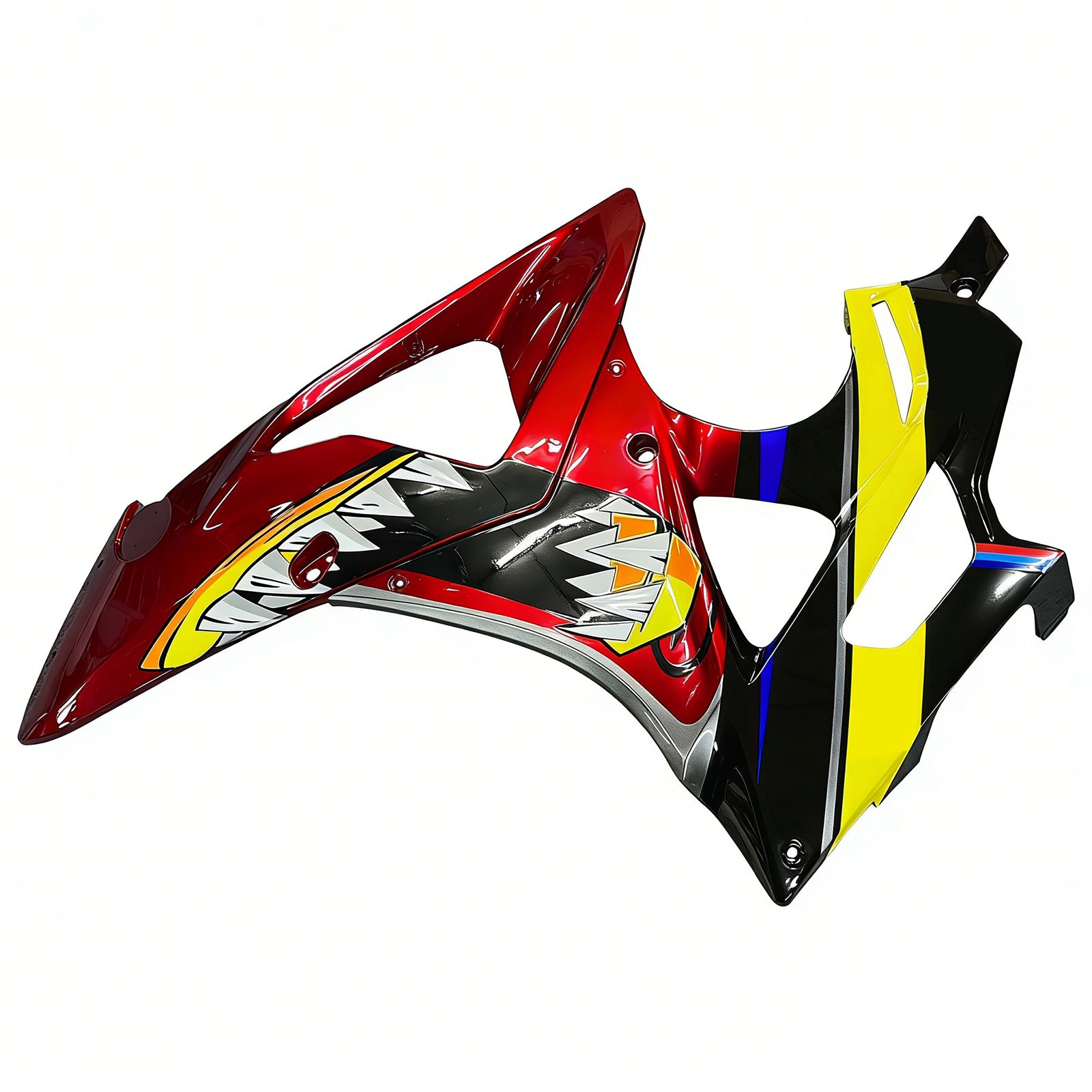 Amotopart 2009–2014 S1000RR BMW Blau&Verkleidungssatz mit roten Haifischzähnen