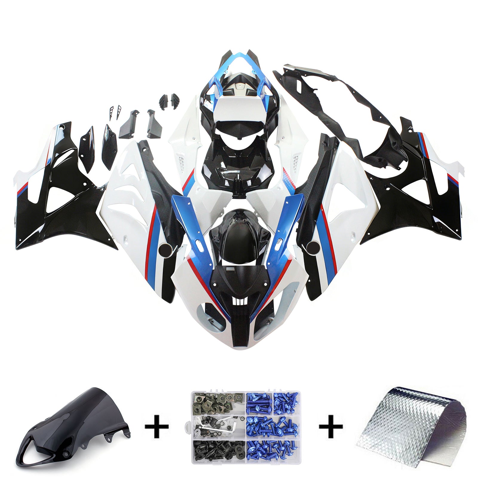 Amotopart 2009-2014 BMW S1000RR Multi Color Fairing Kit