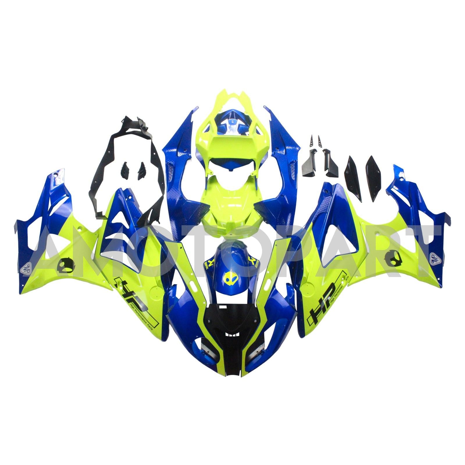 Amotopart 2009-2014 BMW S1000RR FAIRIGH KIT Sbírka jedna