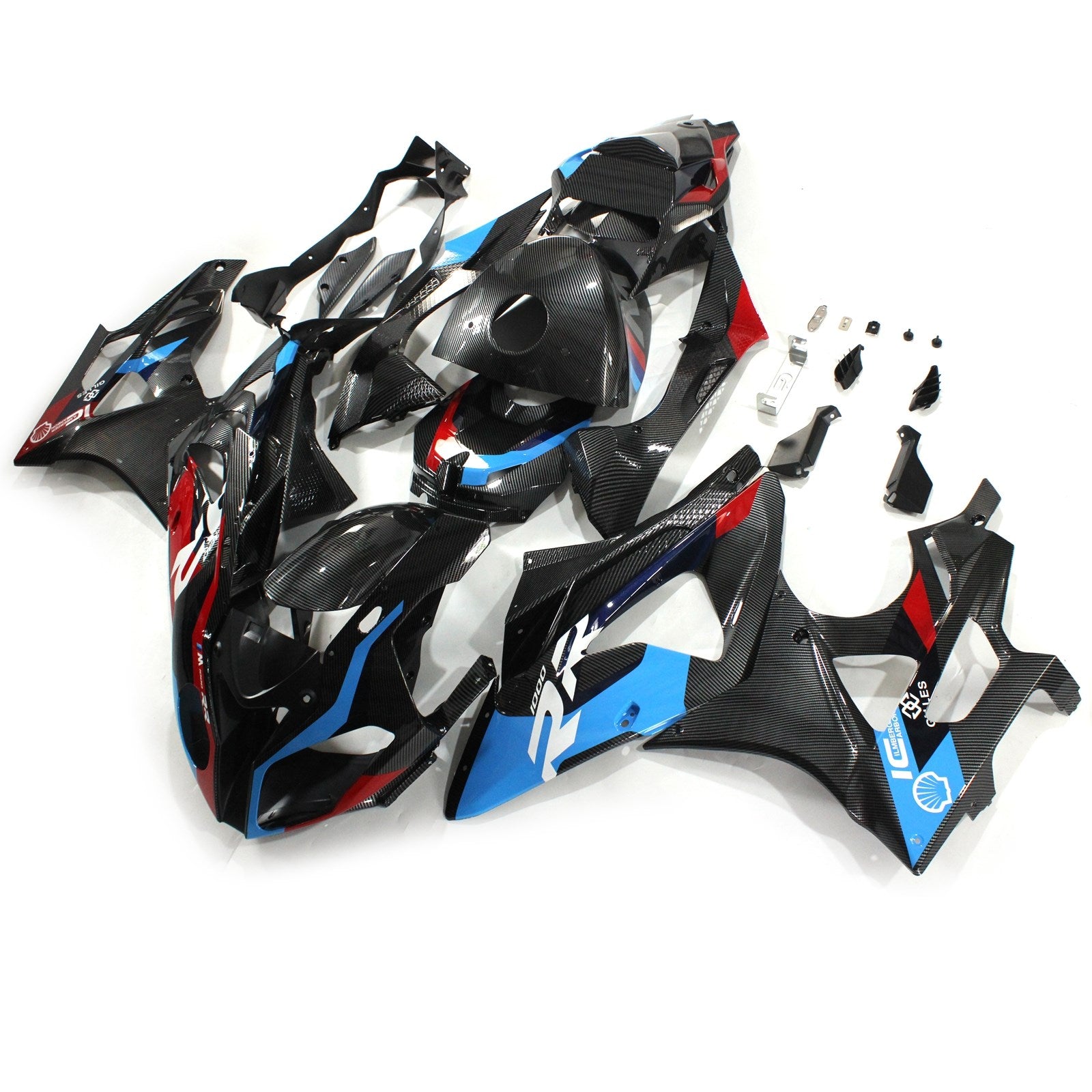 Amotopart 2009-2014 BMW S1000RR Karbonfibermønster Fairing Kit