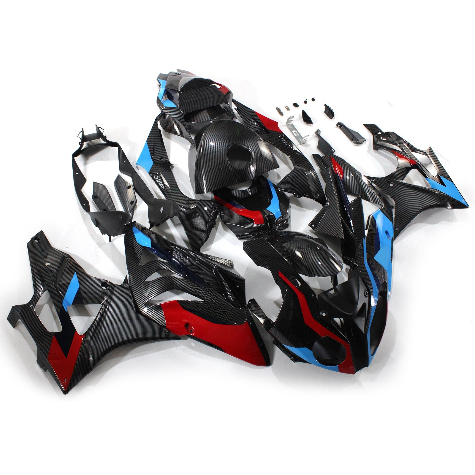 AMOTOPART 2009-2014 BMW S1000RR Kolfibermönster för mässa