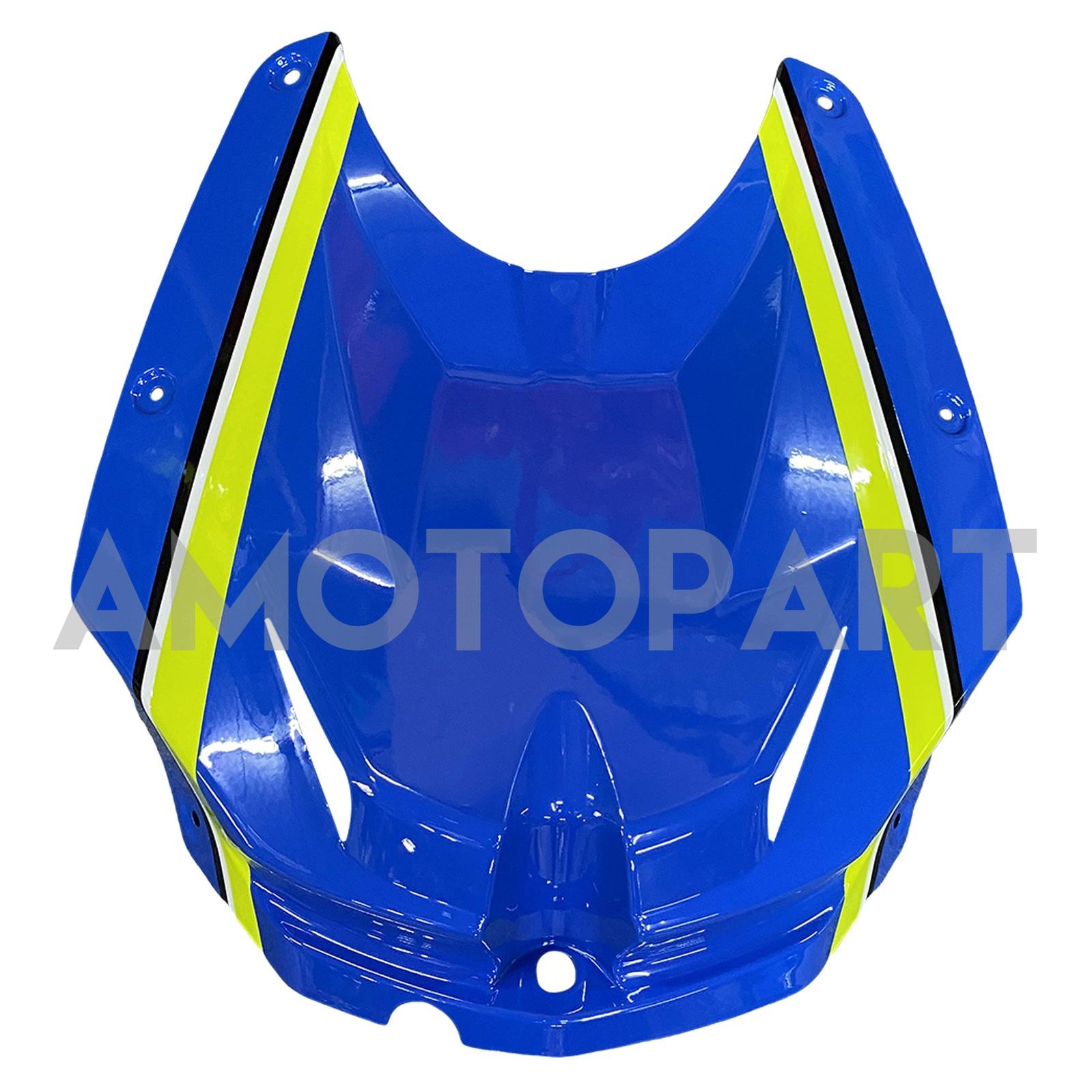 Amotopart BMW S1000RR 2009-2014 Kit de carenado Monster azul y amarillo