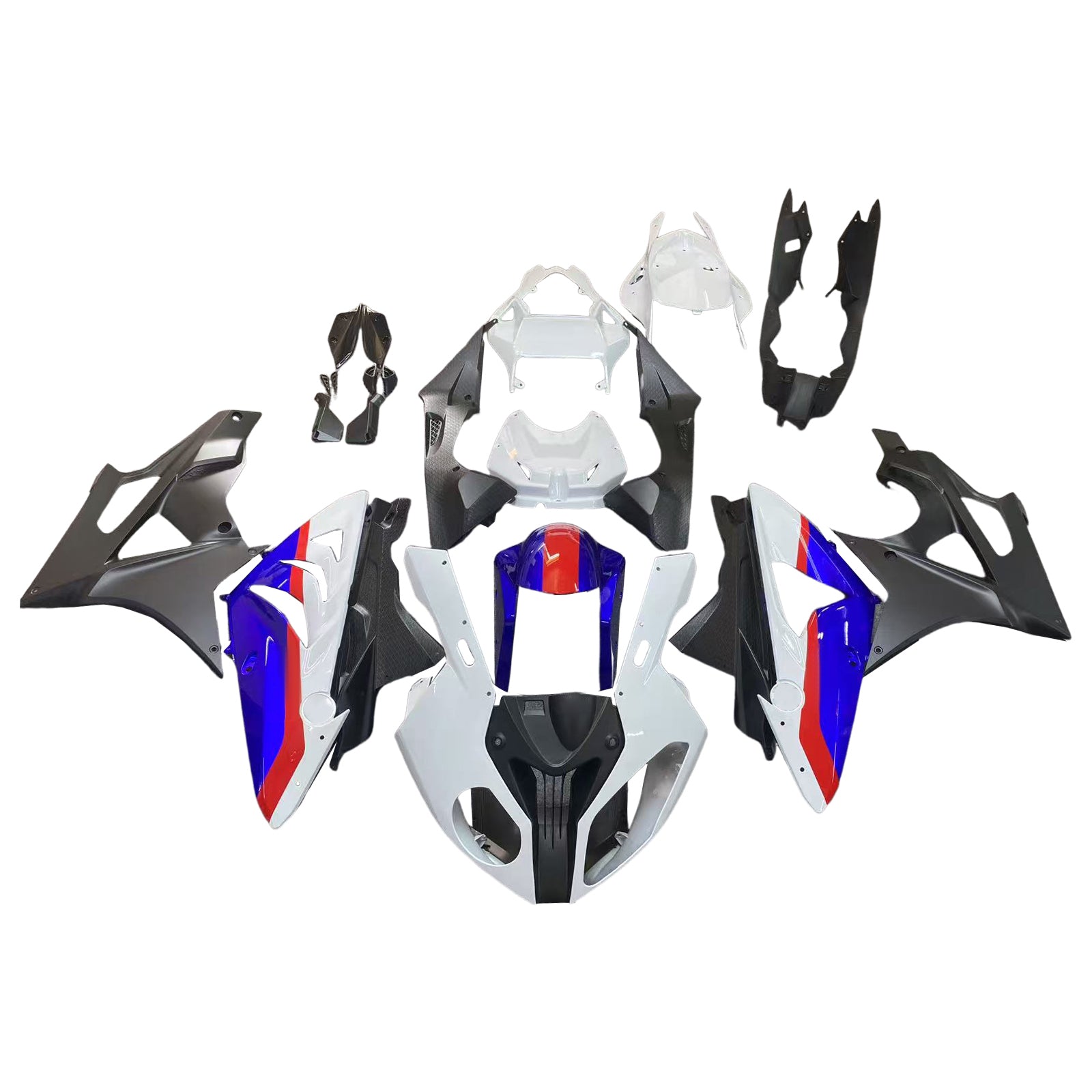 Amotopart BMW S1000RR 2009-2014 Blue & Red Style3 Failing Kit