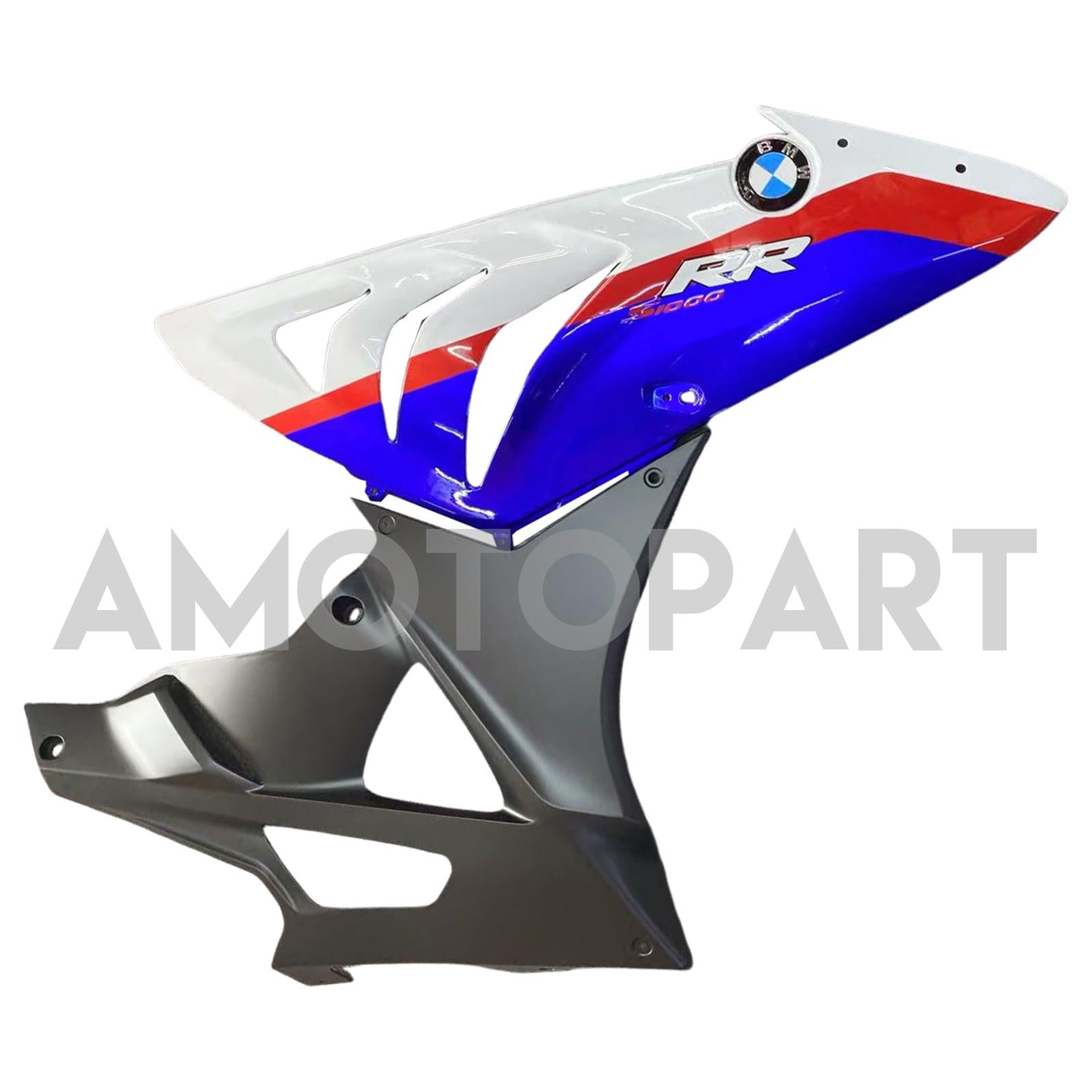 Amotopart BMW S1000RR 2009-2014 Blau&Rotes Style3-Verkleidungskit
