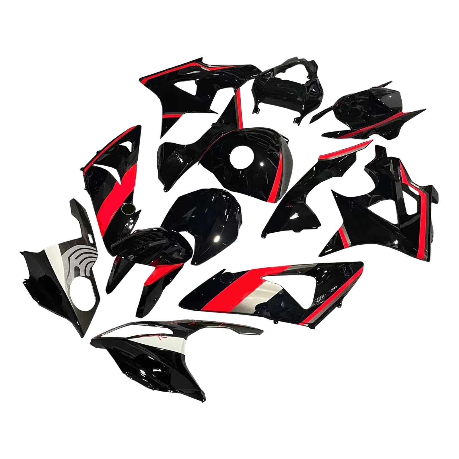 Amotopart BMW S1000RR 2009-2014 Black&Red Fairing Kit
