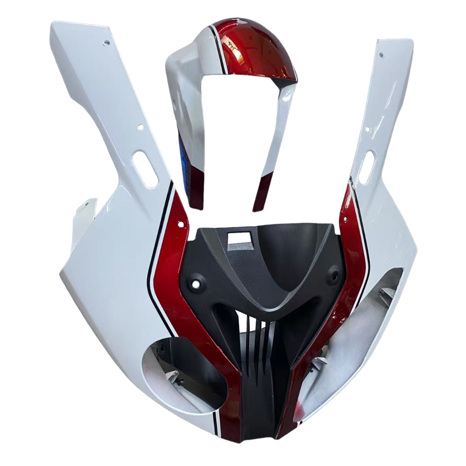 Amotopart BMW S1000RR 2009-2014 White&Red Style1 Fairing Kit