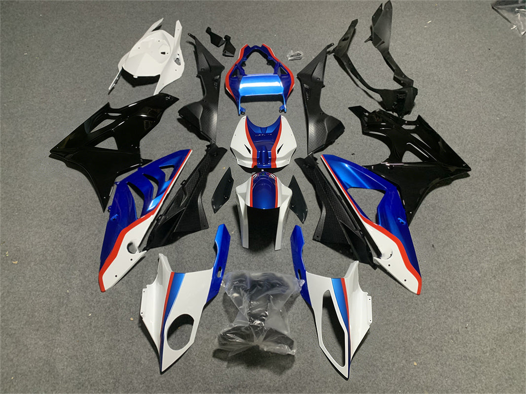 Amotopart BMW S1000RR 2009-2014 Blue & White Style 5 Failing Kit