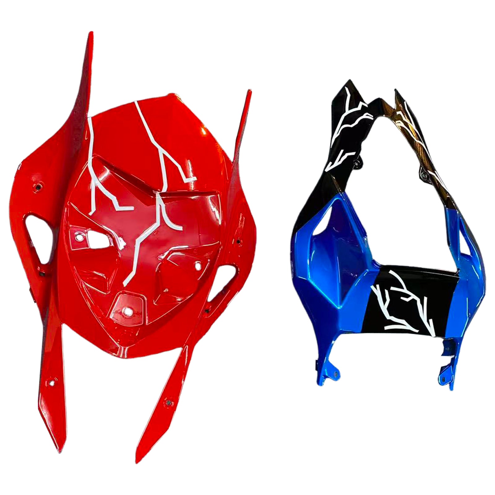 Amotopart 2009–2014 BMW S1000RR Schwarz Rot Blau Silber Verkleidungsset