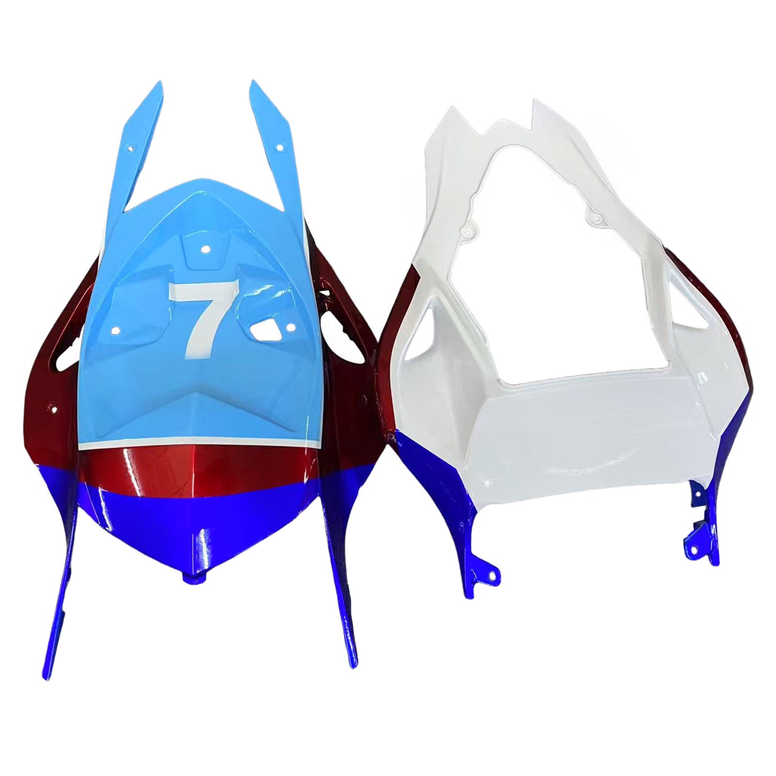 Amotopart 2009-2014 BMW S1000RR ブラック ブルー ホワイト フェアリングキット