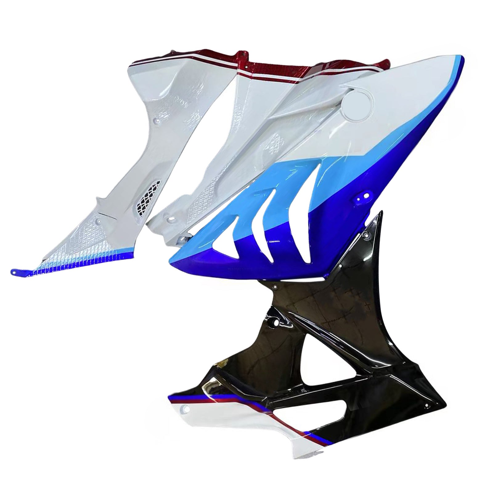 Amotopart 2009-2014 BMW S1000RR ブラック ブルー ホワイト フェアリングキット