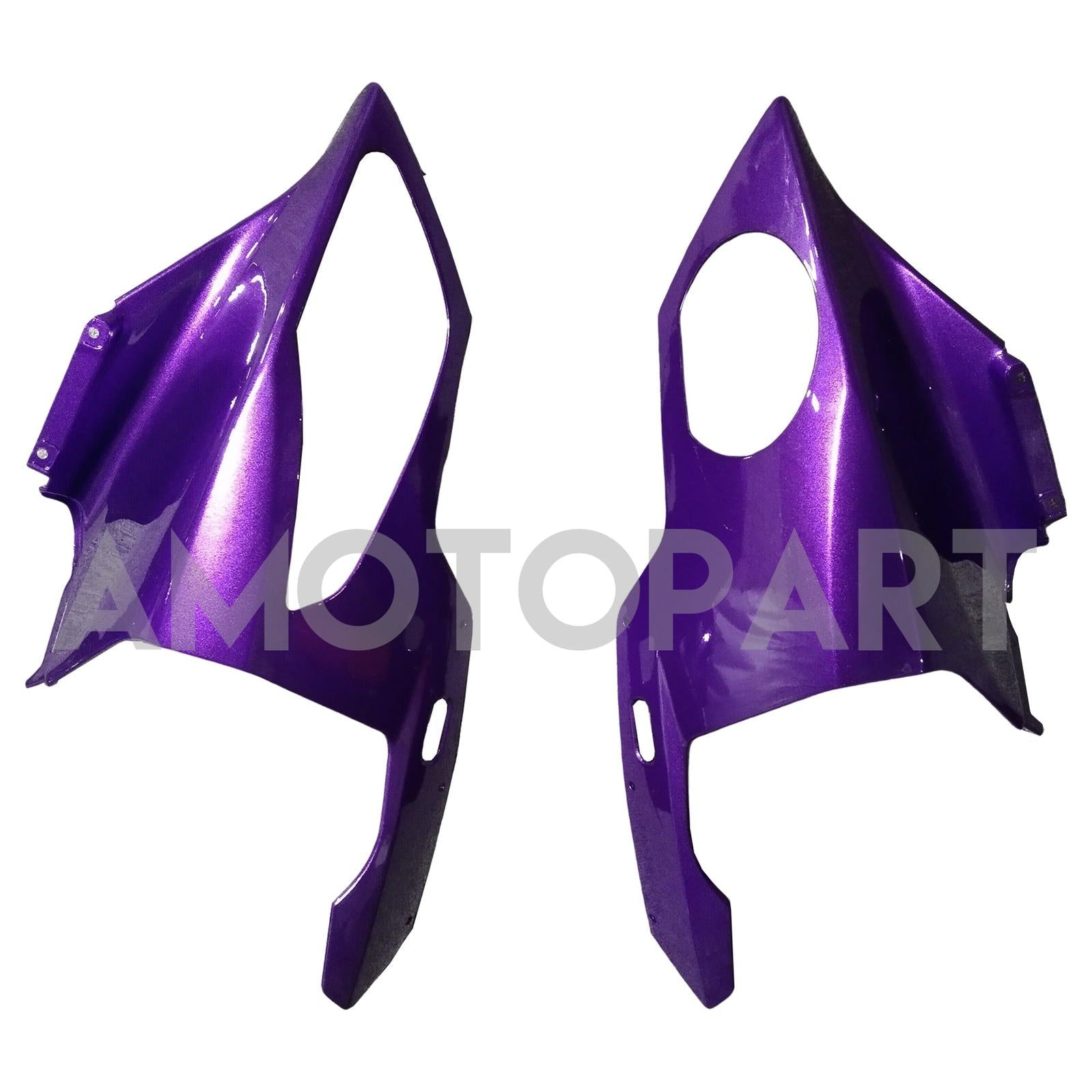Amotopart 2009-2014 BMW S1000RR Carbon Fiber Pattern & Glossy Purple Fairing Kit