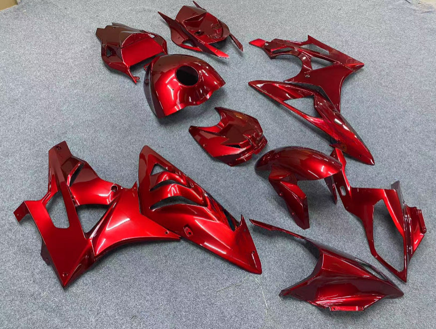 Amotopart BMW S1000RR 2009-2014 Glossy Red Fairing Kit