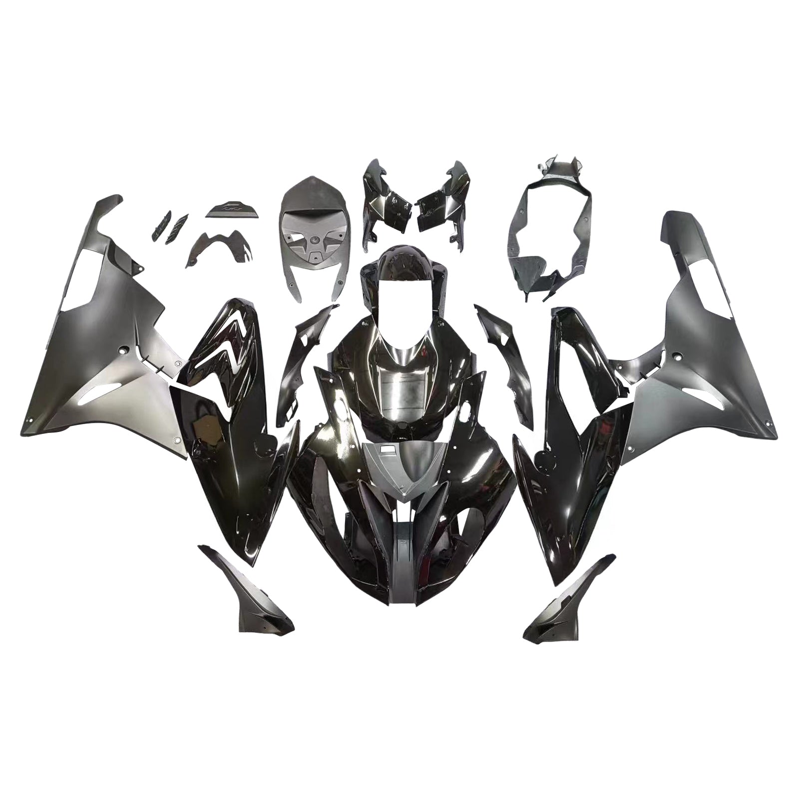 Zestaw owiewek Amotopart 2015-2016 BMW S1000RR w kolorze czarnym matowym i błyszczącym