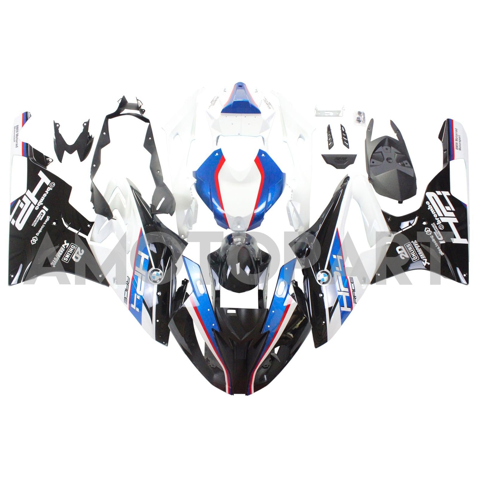 Amotopart 2015-2016 BMW S1000RR Blue&White Style2 Fairing Kit