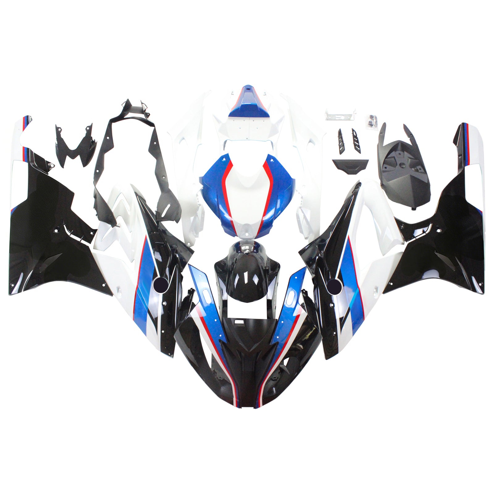 Amotopart 2015-2016 BMW S1000RR Blue&White Style2 Fairing Kit