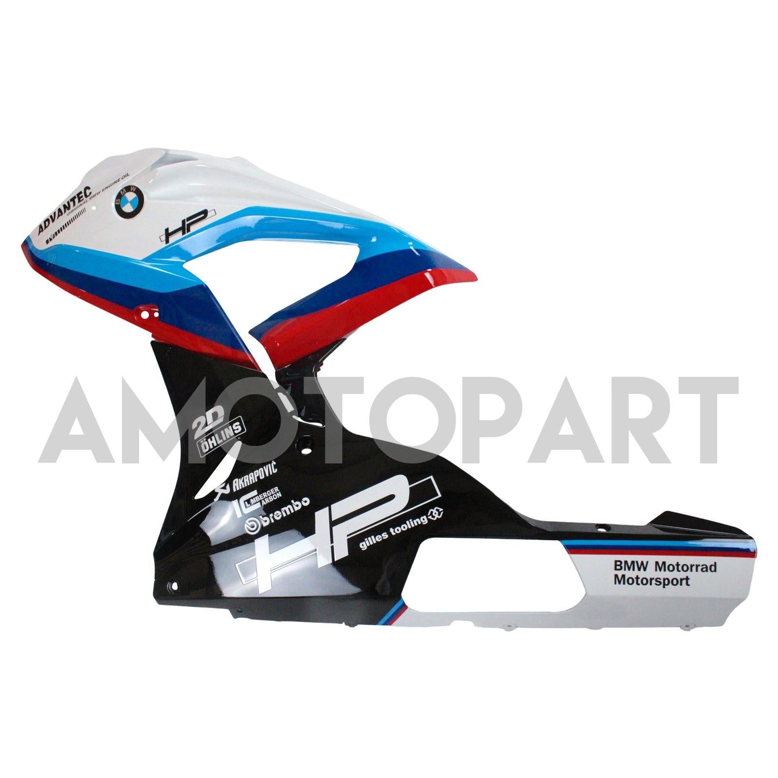 Amotopart 2015-2016 BMW S1000RR White&Black Fairing Kit