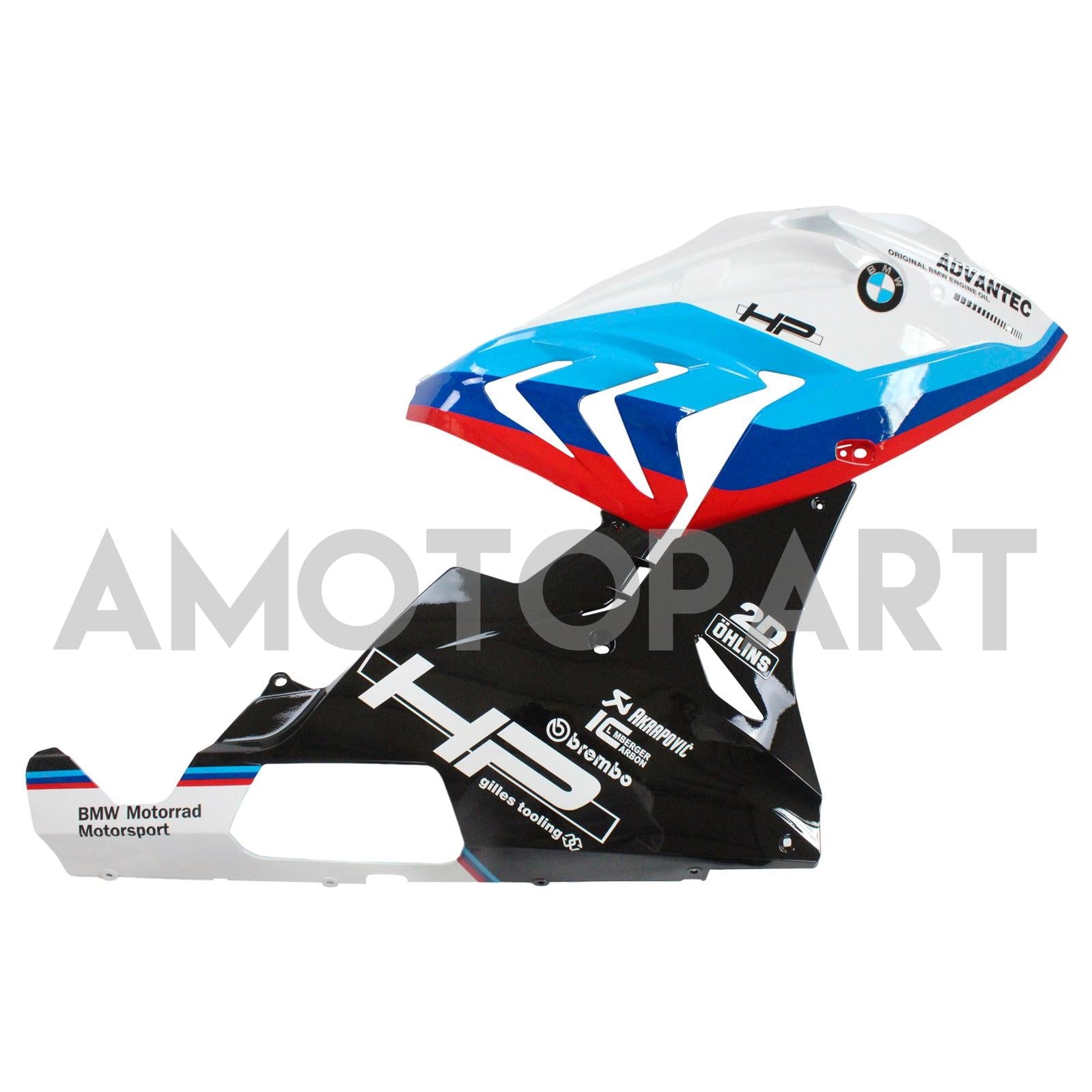 Amotopart 2015-2016 BMW S1000RR White&Black Fairing Kit