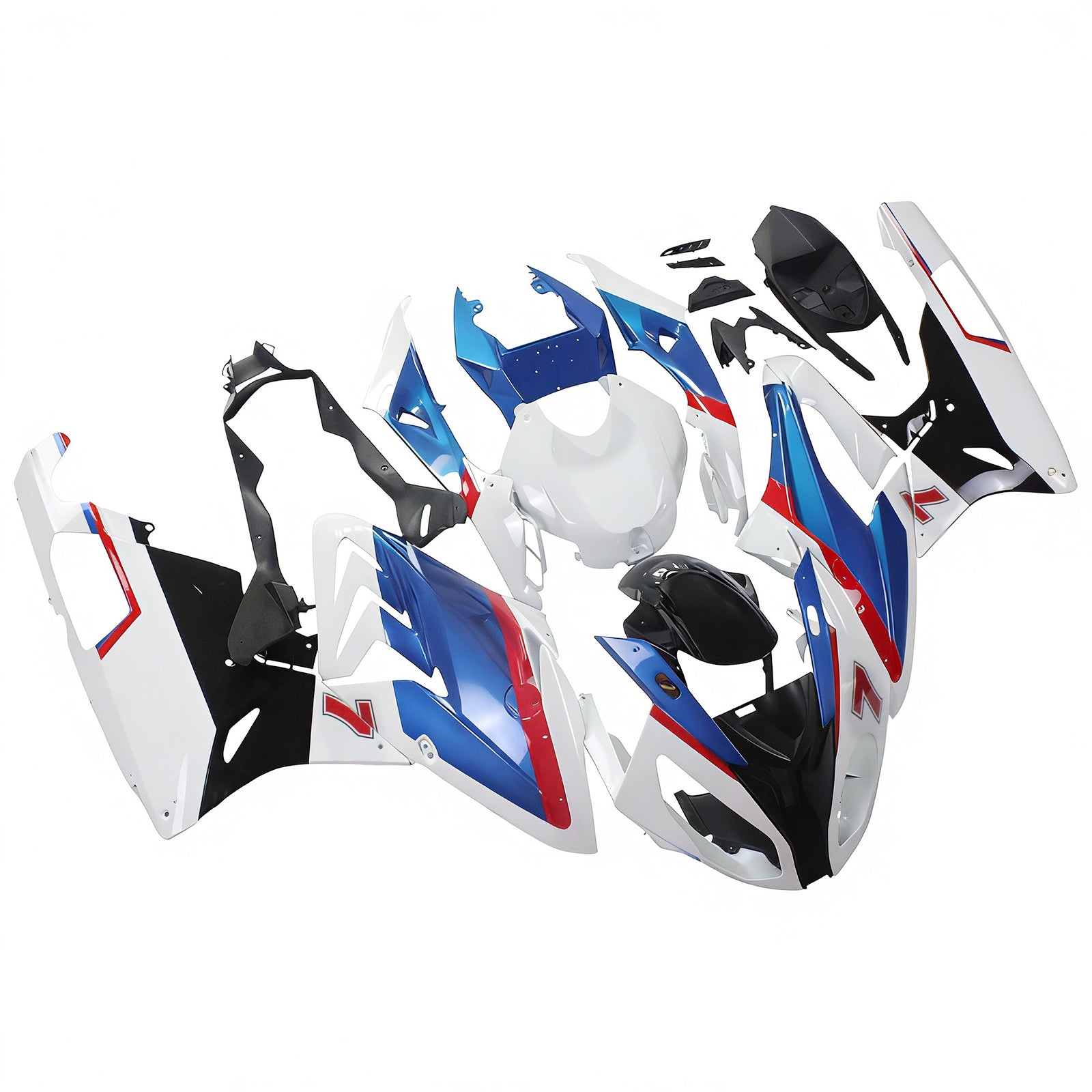 Amotopart 2015-2016 BMW S1000RR Blue&White Style1 Fairing Kit